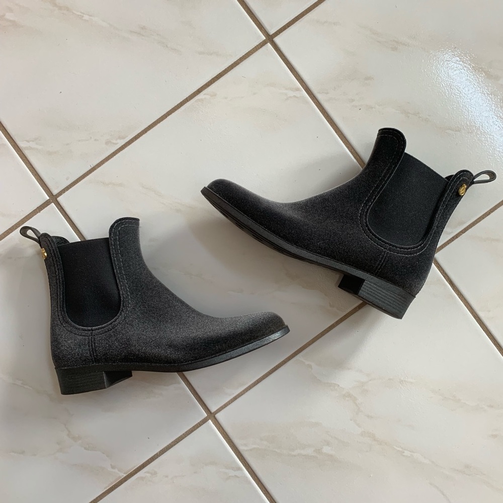 LEMON JELLY VELVETY RAIN BOOTS / size 37